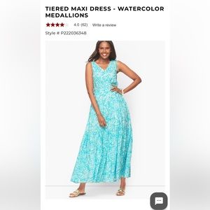 Talbots maxi dress